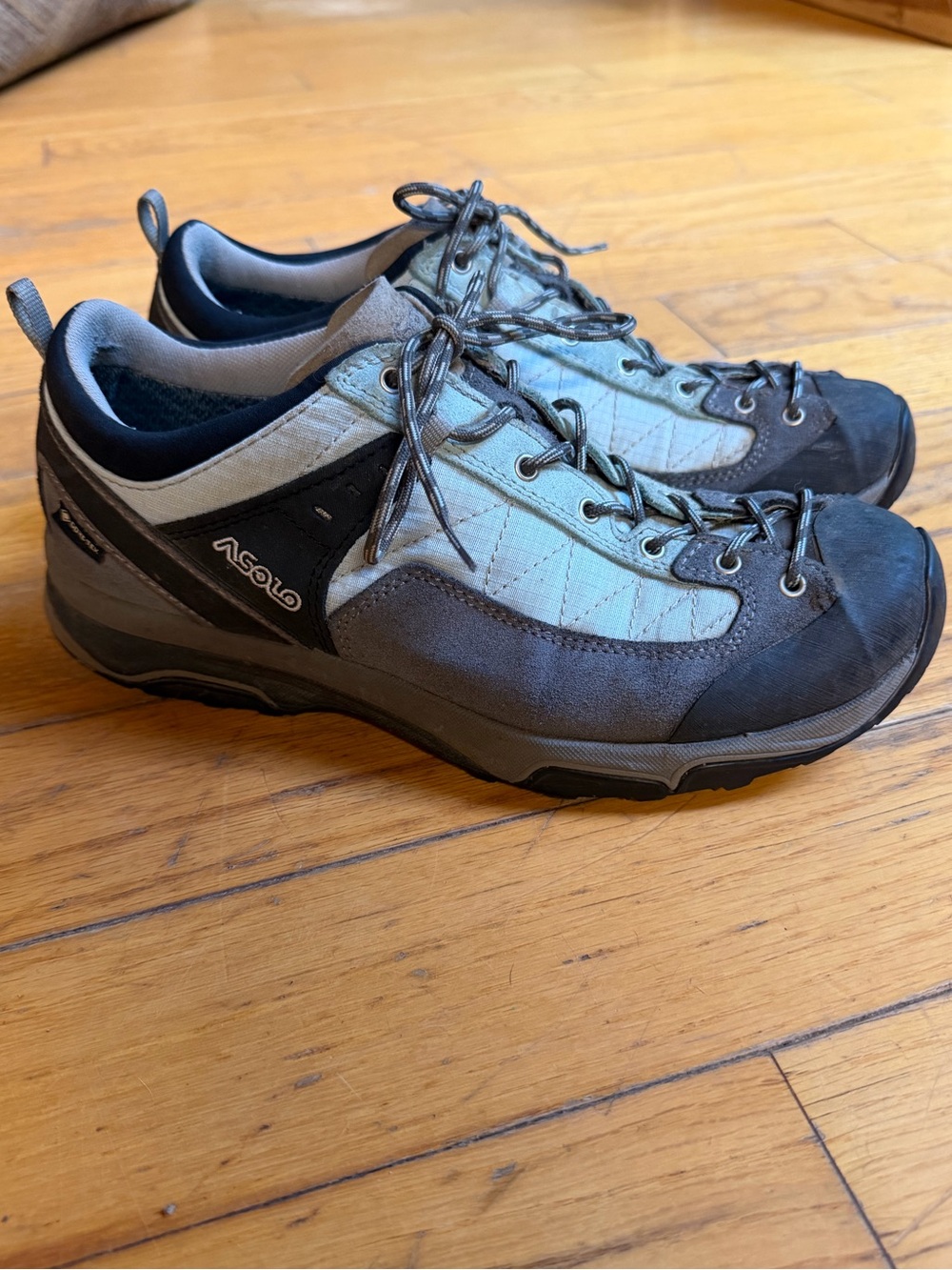 Asolo women’s Two-Tone Gray Low-Cut Hiking Shoes
